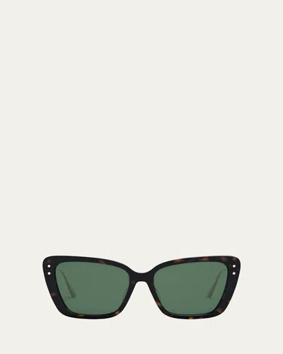 Dior Miss B5f Sunglasses In Shiny Black Smoke Mirror
