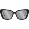 Dior Miss B5i 54mm Butterfly Sunglasses In Black