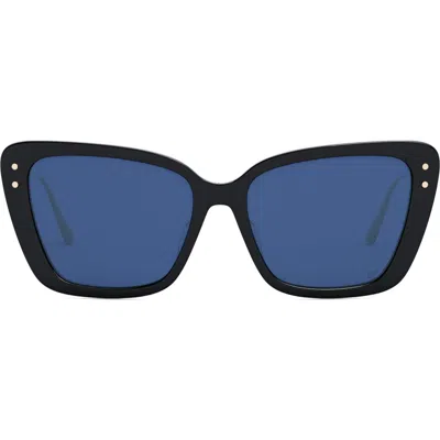 Dior Miss B5i 54mm Butterfly Sunglasses In Blue
