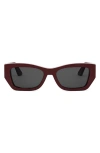 Dior Miss S1i 55mm Square Sunglasses In Burgundy
