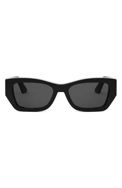 Dior Miss S1i 55mm Square Sunglasses In Black