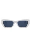 Dior Sunglasses In Bianco/blu