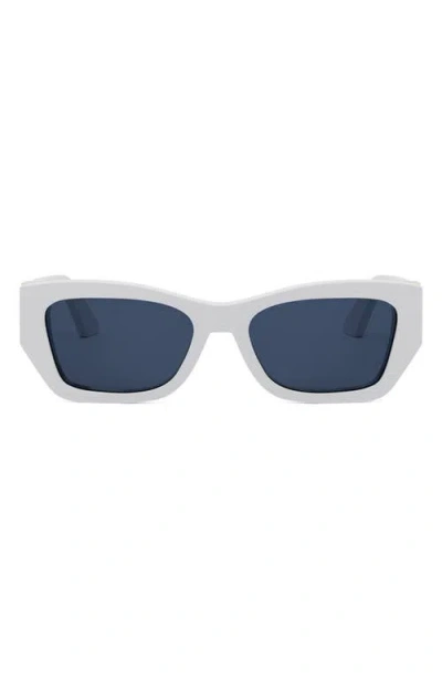 Dior Sunglasses In Bianco/blu