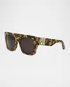 Dior Miss S2i Sunglasses In Havana/bordeaux