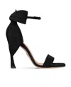 Dior Mlle  Square-toed Heels Sandals In Black