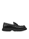Dior Buffalo Loafer Shoes In Black