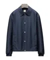 Dior Monogram Button-up Jacket In Blue
