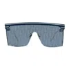 Dior Monogram Shield Framed Sunglasses In Blue