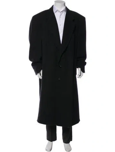 Pre-owned Dior Monsieur Overcoat In Gray