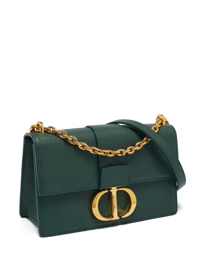 Pre-owned Dior Montaigne 30 Shoulder Bag In Green