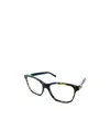 Dior Montaigne Square-frame Glasses In Black