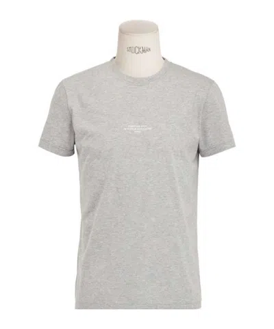 Dior Round Neck Short Sleeve T-shirt In Gray