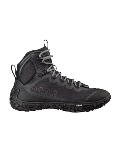 Dior Mountaineering Boots In Black