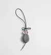 Dior Mouse Bag Charm In Gray