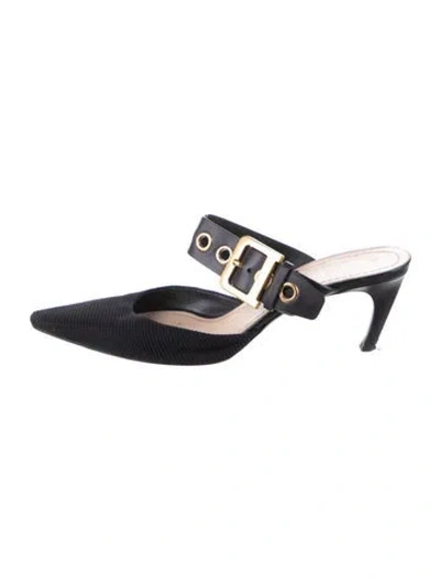 Pre-owned Dior Mules In Black