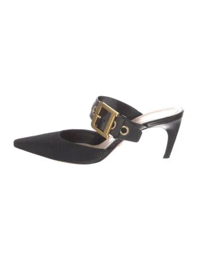 Pre-owned Dior Mules In Black