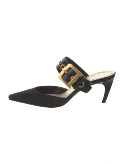 Pre-owned Dior Mules In Black