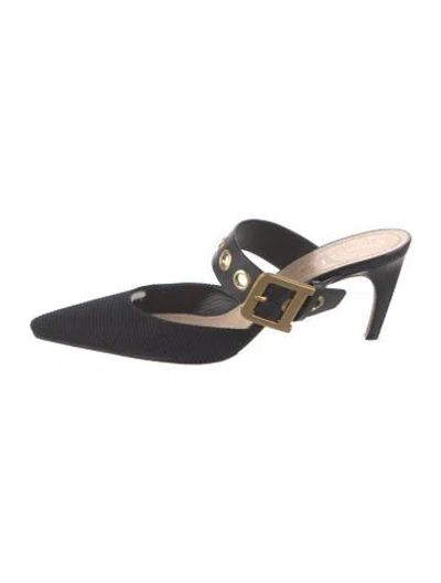 Pre-owned Dior Mules In Black
