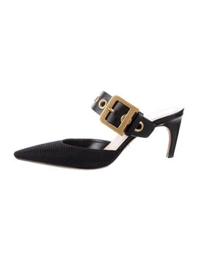 Pre-owned Dior Mules In Black