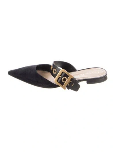 Pre-owned Dior Mules In Black