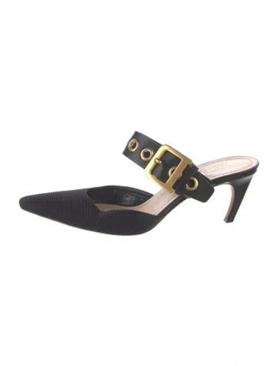 Pre-owned Dior Mules In Black