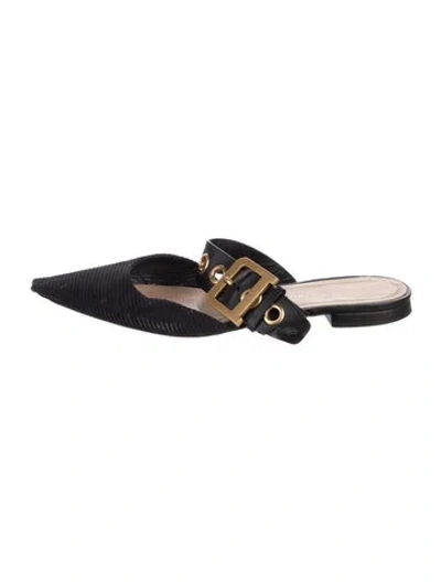 Pre-owned Dior Mules In Black