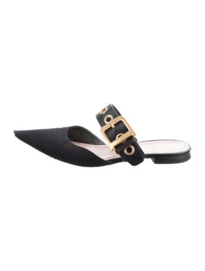 Pre-owned Dior Mules In Black