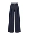 Dior Multi-pocket Denim Trousers In Blue