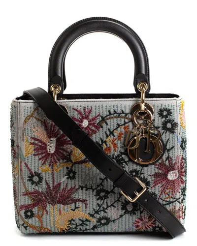 Dior Multicolor Embroidered Lady  (authentic )
