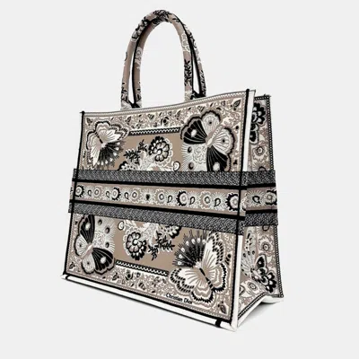 Pre-owned Dior Multicolor Fabric Book Tote Bag