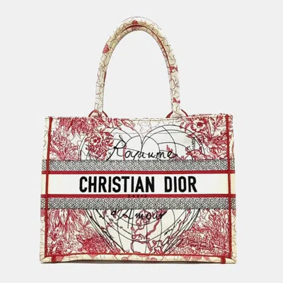 Pre-owned Dior Multicolor Fabric Book Tote Bag 36