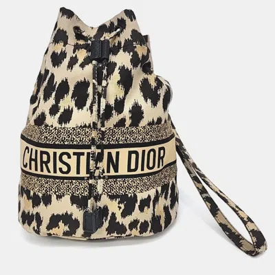 Pre-owned Dior Multicolor Fabric Travel Pouch