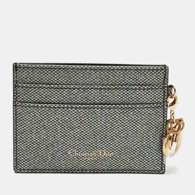 Pre-owned Dior Multicolor Leather Card Holder