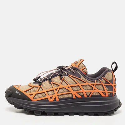 Pre-owned Dior Multicolor Mesh And Leather B31 Runner Chunky Sneakers Size 43