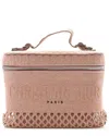 Dior Multicolor Mesh Embroide Travel Vanity Case (authentic Pre-loved)