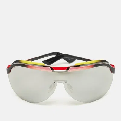 Pre-owned Dior Multicolor Mirrored 6orss Solar Shield Sunglasses