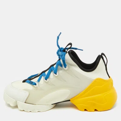 Pre-owned Dior Multicolor Neoprene And Rubber D-connect Sneakers Size 37.5