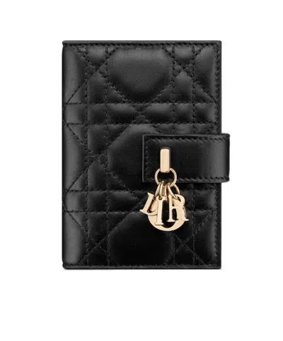 Dior My  Dandelion Card Holder In Black