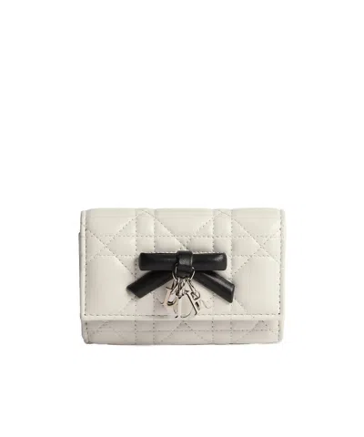 Dior My  Glycine Wallet In White