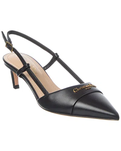 Dior My  Leather Slingback Pump In Black