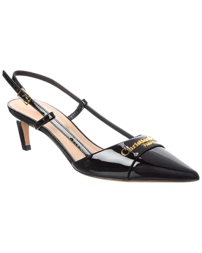 Dior My  Patent Slingback Pump In Black