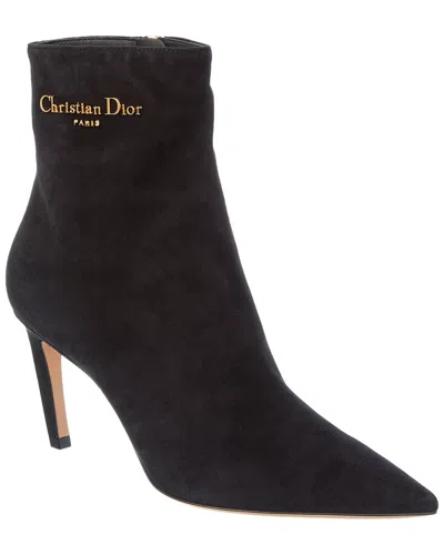 Dior My  Heeled Ankle Boot In Black