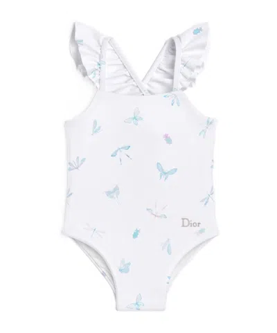 Dior My First Swimsuit Set In White