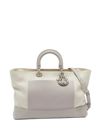 Pre-owned Dior Nappy Tote Bag In Gray