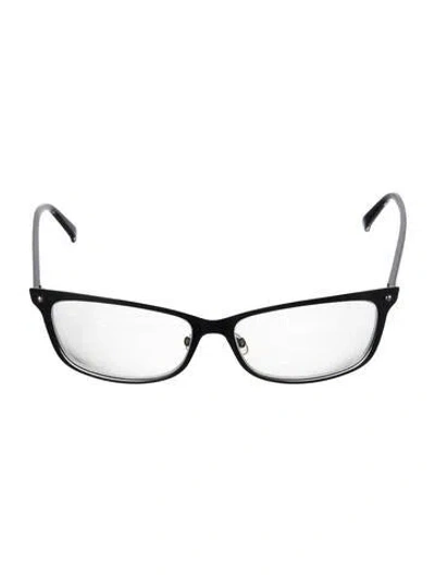 Pre-owned Dior Narrow Eyeglasses In Black