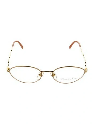 Pre-owned Dior Narrow Eyeglasses In Neutral