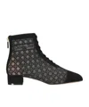 Dior Naughtily-d High-heeled Short Boots In Black