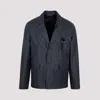 Dior Long-sleeved Casual Jacket In Navy Blue
