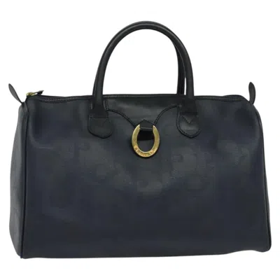 Pre-owned Dior Navy Canvas Travel Bag ()