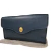 DIOR DIOR NAVY LEATHER CLUTCH BAG (PRE-OWNED)